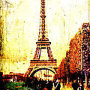 Vintage Paris Art Print