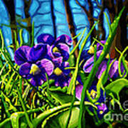 Violet Window Art Print