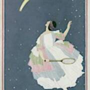 Vogue Cover Featuring A Woman Flying Art Print