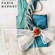 Vogue Cover Featuring Various Accessories Art Print