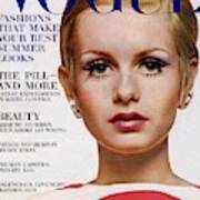Vogue Cover Of Twiggy Art Print