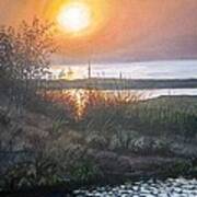 Warren Dunes Sunset Art Print
