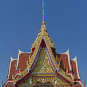 Wat Bukkhalo Central Roof-top Pavilion Gable Dthb1810 Art Print