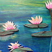 Water Blossom Art Print