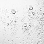 Water Drops Texture Art Print