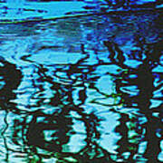 Water Patterns Panorama Art Print