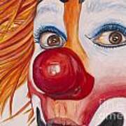 Watercolor Clown #10 Payaso Kiruz Bazo Art Print