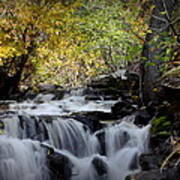 Waterfall At Indian Rock Bc Art Print