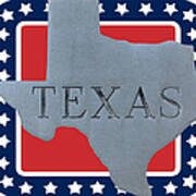 Welcome To The State Of Texas Art Print