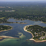 West Falmouth Harbor, Falmouth Art Print