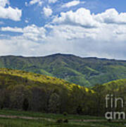 West Virginia Mountains Art Print