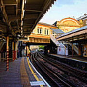 Westbourne Park Tube Station London Art Print