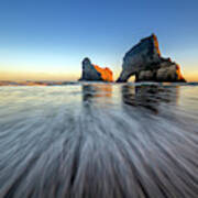 Wharaiki Beach Art Print