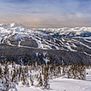 Whistler Mountain Winter Art Print