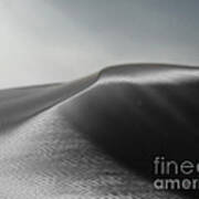 White Sands New Mexico Silver Dune Art Print