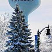 Whitehouse Water Tower  7361 Art Print