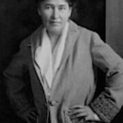 Willa Cather Wearing A Jacket Art Print