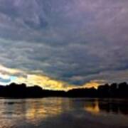 Willamette River, Evening Light Art Print