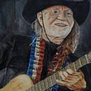 Willie Nelson Art Print