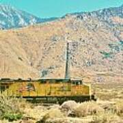 Windmills And Rails Art Print