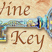 Wine Key Painting Art Print