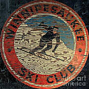 Winnipesaukee Ski Club 2 Art Print