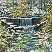 Winter At Iargo Springs Art Print