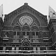 Winter At Music Hall Art Print