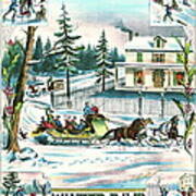 Winter Days 1881 Art Print