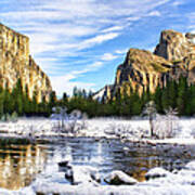 Winter In Yosemite Art Print