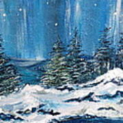 Winter Night Art Print