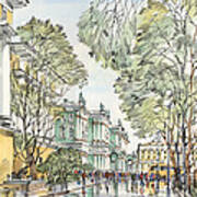Winter Palace Saint Petersburg Art Print