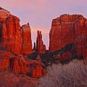 Winter Reds In Sedona Art Print