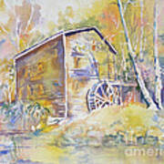 Wolf Creek Grist Mill Art Print