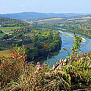 Wyalusing Rocks Overlook Susquehanna River Pennsylvania Art Print