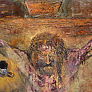 Xii Station Jesus Dies On The Cross Art Print