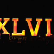 Xlvii Super Bowl Sign Art Print