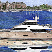 Yachting Victoria Bc Art Print