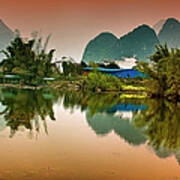 Yangshuo, China Art Print