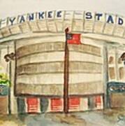 Yankee Stadium Art Print