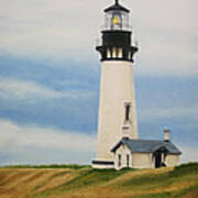 Yaquina Head Lighthouse Art Print