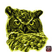 Yellow Owl 4436 - F S M Art Print
