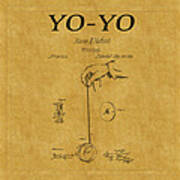 Yo Yo Patent 1 Art Print