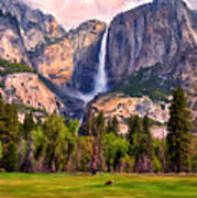 Yosemite Falls Art Print