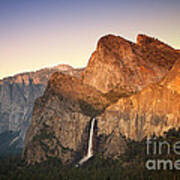 Yosemite Sunset Art Print