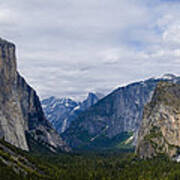 Yosemite Valley Panoramic Art Print