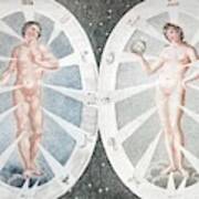 Zoadiac Adam And Eve Art Print