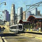 1st Street Train Station La Art Print