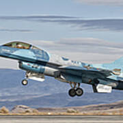 An F-16a Fighting Falcon Of The Famous #1 Art Print