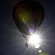 Balloon With Lens Flare #1 Art Print
